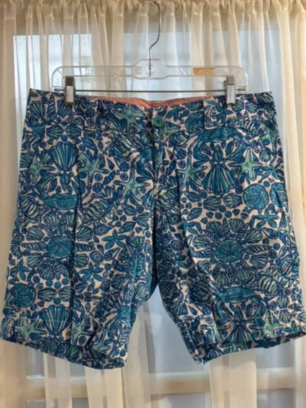 Lilly Pulitzer Shorts She She Shells Size 10